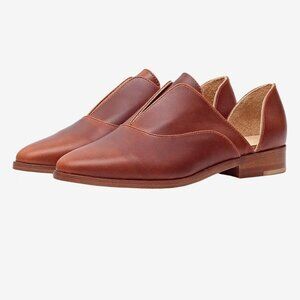 Nisolo Emma d'Orsay Oxford Flats Brandy
